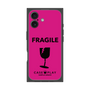 プレミアムスクエアケース［ FRAGILE - Pink ］