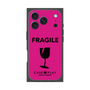 プレミアムスクエアケース［ FRAGILE - Pink ］