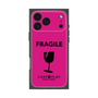 プレミアムスクエアケース［ FRAGILE - Pink ］