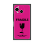 プレミアムスクエアケース［ FRAGILE - Pink ］