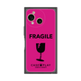 プレミアムスクエアケース［ FRAGILE - Pink ］