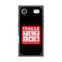 プレミアムスクエアケース［ FRAGILE Sticker - Black ］