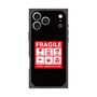 プレミアムスクエアケース［ FRAGILE Sticker - Black ］