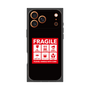 プレミアムスクエアケース［ FRAGILE Sticker - Black ］