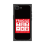 プレミアムスクエアケース［ FRAGILE Sticker - Black ］
