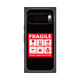プレミアムスクエアケース［ FRAGILE Sticker - Black ］