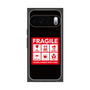 プレミアムスクエアケース［ FRAGILE Sticker - Black ］