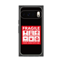 プレミアムスクエアケース［ FRAGILE Sticker - Black ］