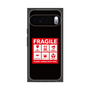 プレミアムスクエアケース［ FRAGILE Sticker - Black ］