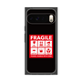 プレミアムスクエアケース［ FRAGILE Sticker - Black ］