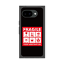 プレミアムスクエアケース［ FRAGILE Sticker - Black ］