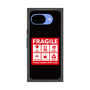 プレミアムスクエアケース［ FRAGILE Sticker - Black ］