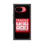 プレミアムスクエアケース［ FRAGILE Sticker - Black ］