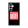 プレミアムスクエアケース［ FRAGILE Sticker - Black ］
