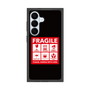 プレミアムスクエアケース［ FRAGILE Sticker - Black ］