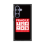 プレミアムスクエアケース［ FRAGILE Sticker - Black ］