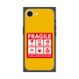 プレミアムスクエアケース［ FRAGILE Sticker - Yellow ］