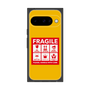 プレミアムスクエアケース［ FRAGILE Sticker - Yellow ］