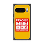 プレミアムスクエアケース［ FRAGILE Sticker - Yellow ］