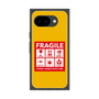 プレミアムスクエアケース［ FRAGILE Sticker - Yellow ］