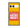 プレミアムスクエアケース［ FRAGILE Sticker - Yellow ］