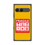 プレミアムスクエアケース［ FRAGILE Sticker - Yellow ］