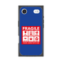 プレミアムスクエアケース［ FRAGILE Sticker - Blue ］