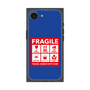 プレミアムスクエアケース［ FRAGILE Sticker - Blue ］