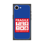 プレミアムスクエアケース［ FRAGILE Sticker - Blue ］