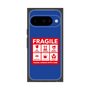 プレミアムスクエアケース［ FRAGILE Sticker - Blue ］
