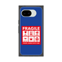 プレミアムスクエアケース［ FRAGILE Sticker - Blue ］