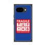 プレミアムスクエアケース［ FRAGILE Sticker - Blue ］