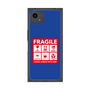プレミアムスクエアケース［ FRAGILE Sticker - Blue ］