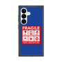 プレミアムスクエアケース［ FRAGILE Sticker - Blue ］