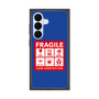 プレミアムスクエアケース［ FRAGILE Sticker - Blue ］