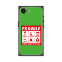 プレミアムスクエアケース［ FRAGILE Sticker - Green ］