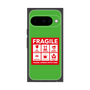プレミアムスクエアケース［ FRAGILE Sticker - Green ］
