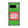 プレミアムスクエアケース［ FRAGILE Sticker - Green ］