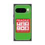 プレミアムスクエアケース［ FRAGILE Sticker - Green ］