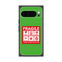 プレミアムスクエアケース［ FRAGILE Sticker - Green ］