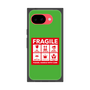 プレミアムスクエアケース［ FRAGILE Sticker - Green ］