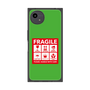 プレミアムスクエアケース［ FRAGILE Sticker - Green ］