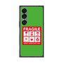 プレミアムスクエアケース［ FRAGILE Sticker - Green ］