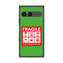 プレミアムスクエアケース［ FRAGILE Sticker - Green ］