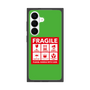 プレミアムスクエアケース［ FRAGILE Sticker - Green ］