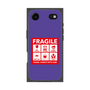 プレミアムスクエアケース［ FRAGILE Sticker - Purple ］
