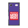 プレミアムスクエアケース［ FRAGILE Sticker - Purple ］