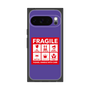 プレミアムスクエアケース［ FRAGILE Sticker - Purple ］