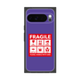 プレミアムスクエアケース［ FRAGILE Sticker - Purple ］