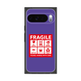 プレミアムスクエアケース［ FRAGILE Sticker - Purple ］